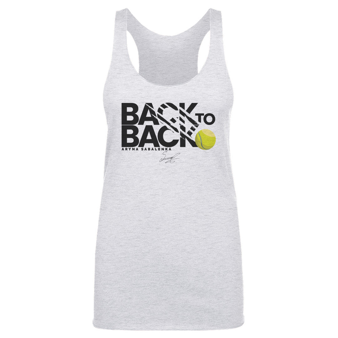 Aryna Sabalenka Back To Back Solid