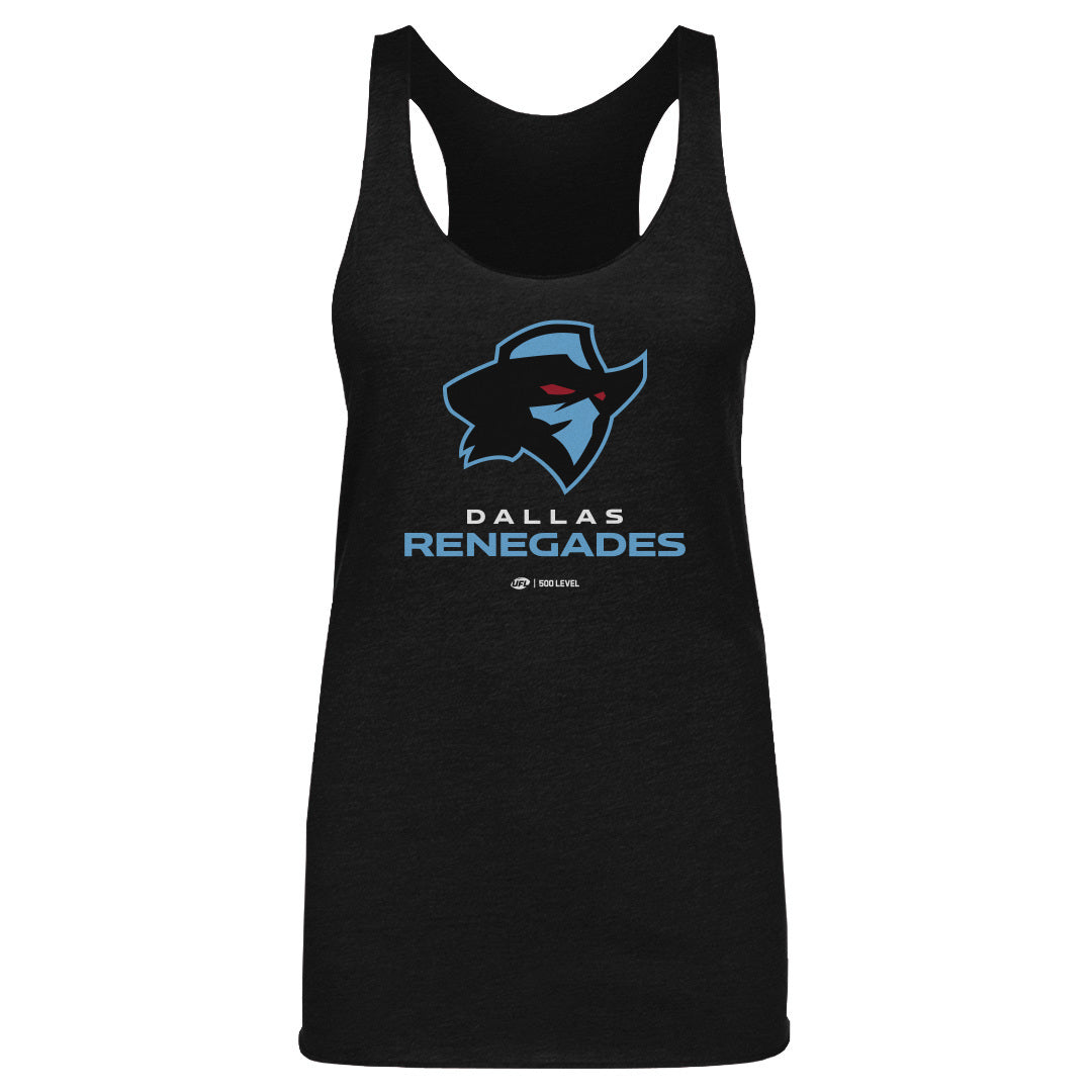 Dallas Renegades Primary Logo WHT