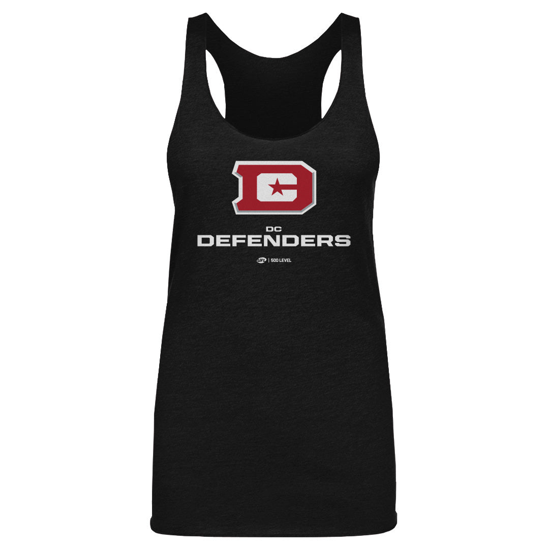 DC Defenders Primary Logo WHT