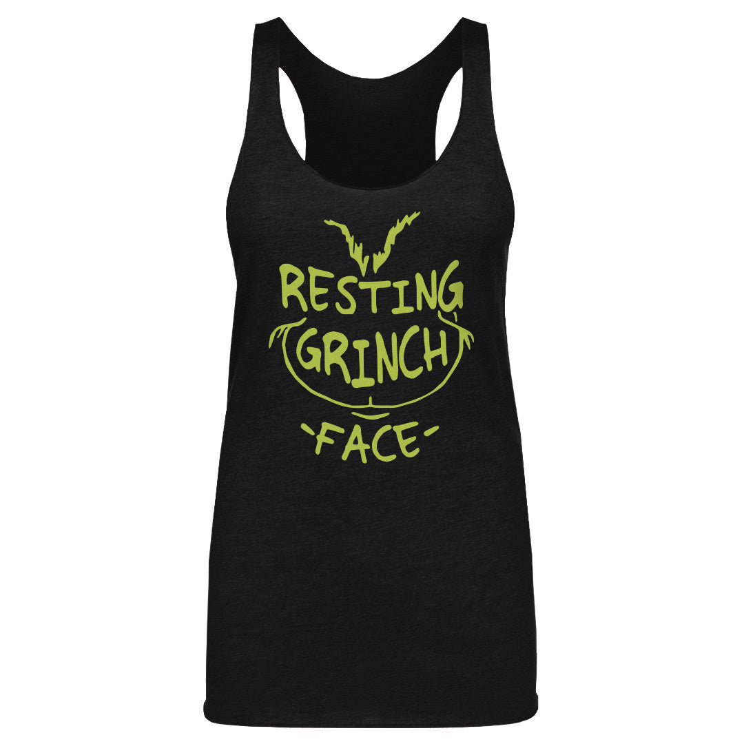 Christmas Resting Grinch Face WHT