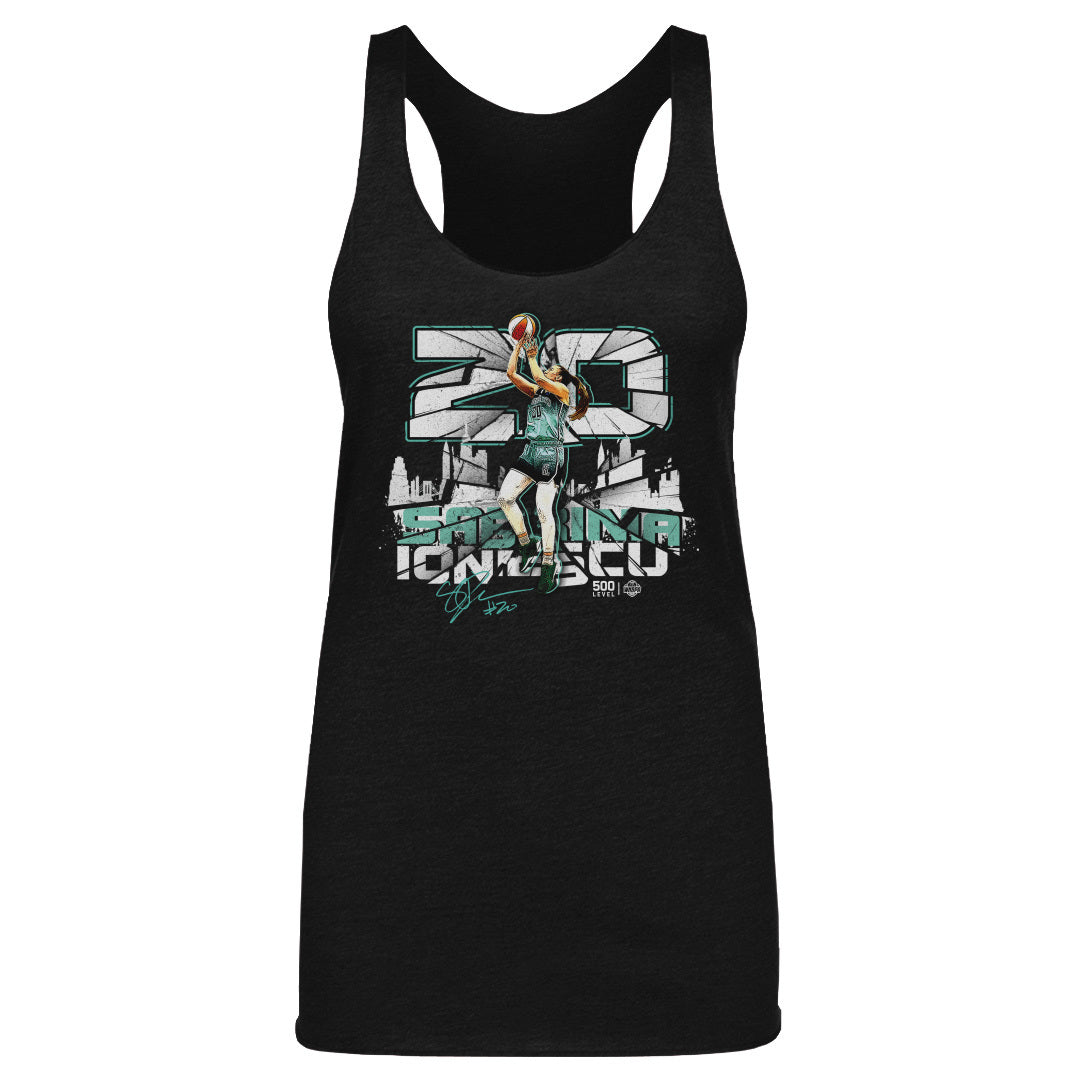 Sabrina Ionescu New York Liberty Player Name WHT