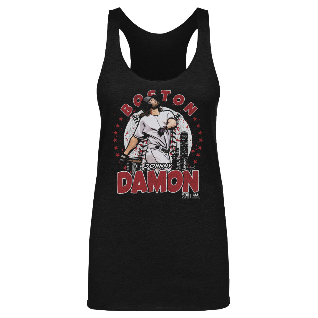 Johnny Damon Boston Gritty WHT