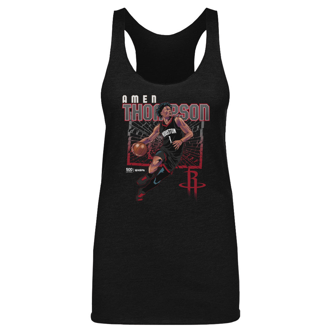 Amen Thompson Houston Rockets Shattered WHT