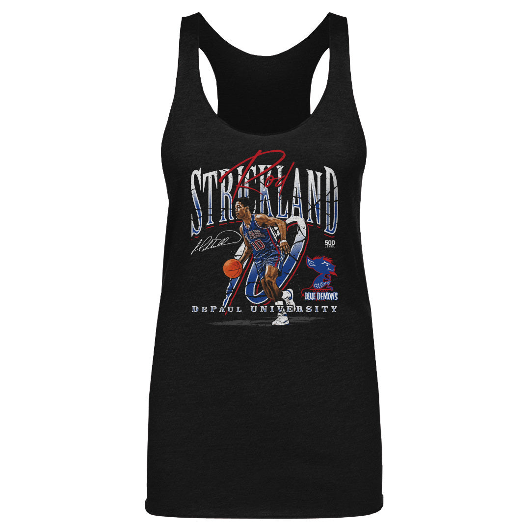 Rod Strickland DePaul Blue Demons Throwback WHT