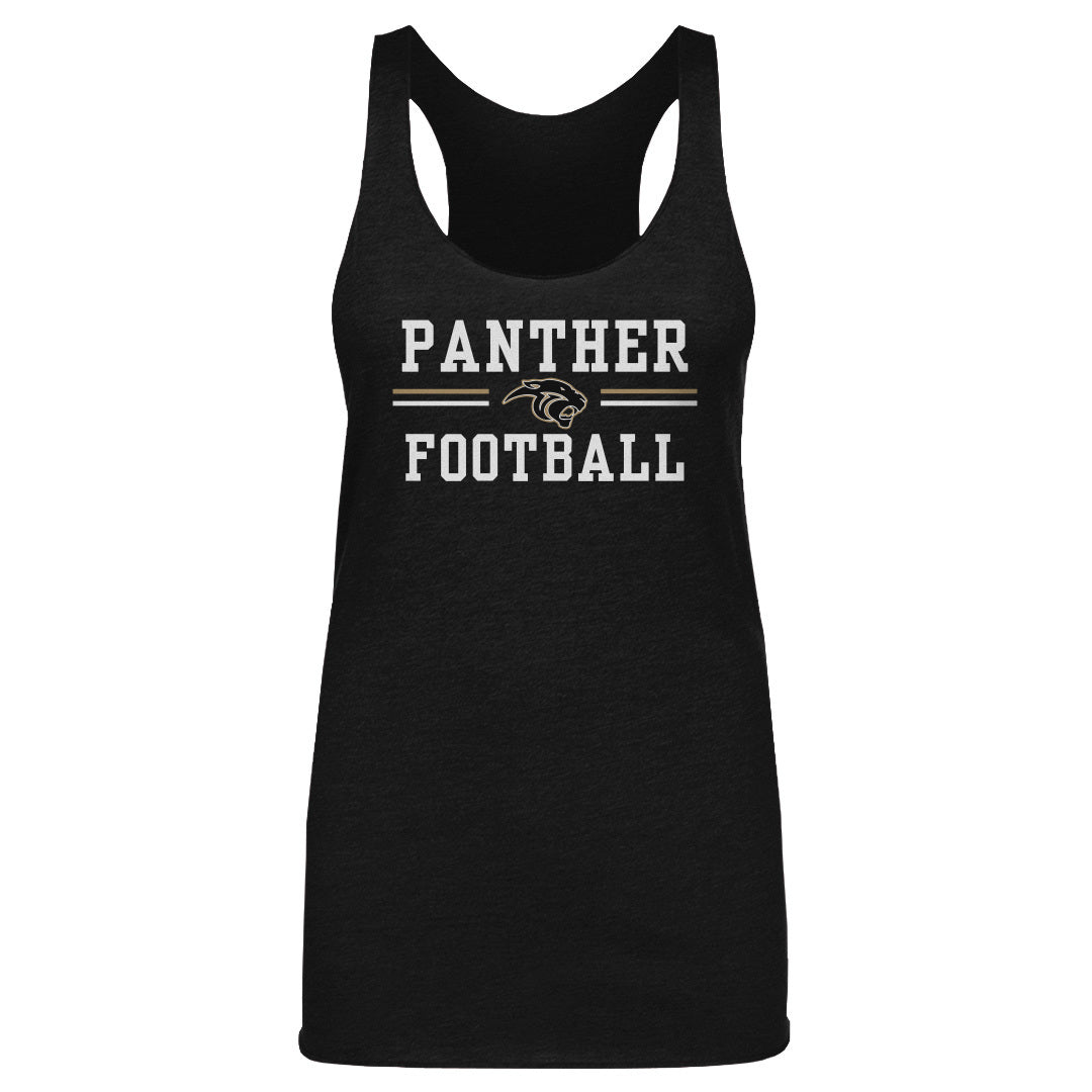 Plano East Crown Trio Panther Football Bar Lines WHT