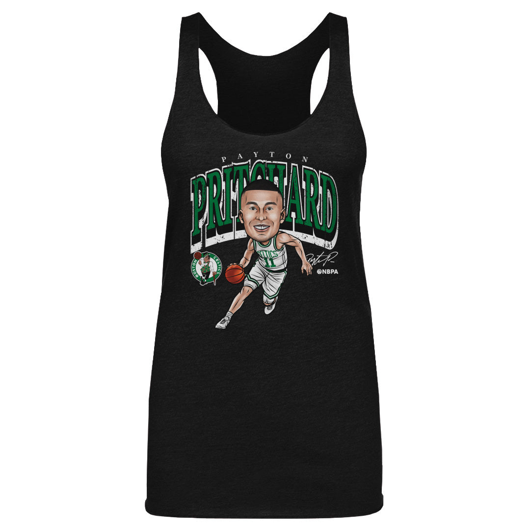 Payton Pritchard Boston Celtics Cartoon WHT