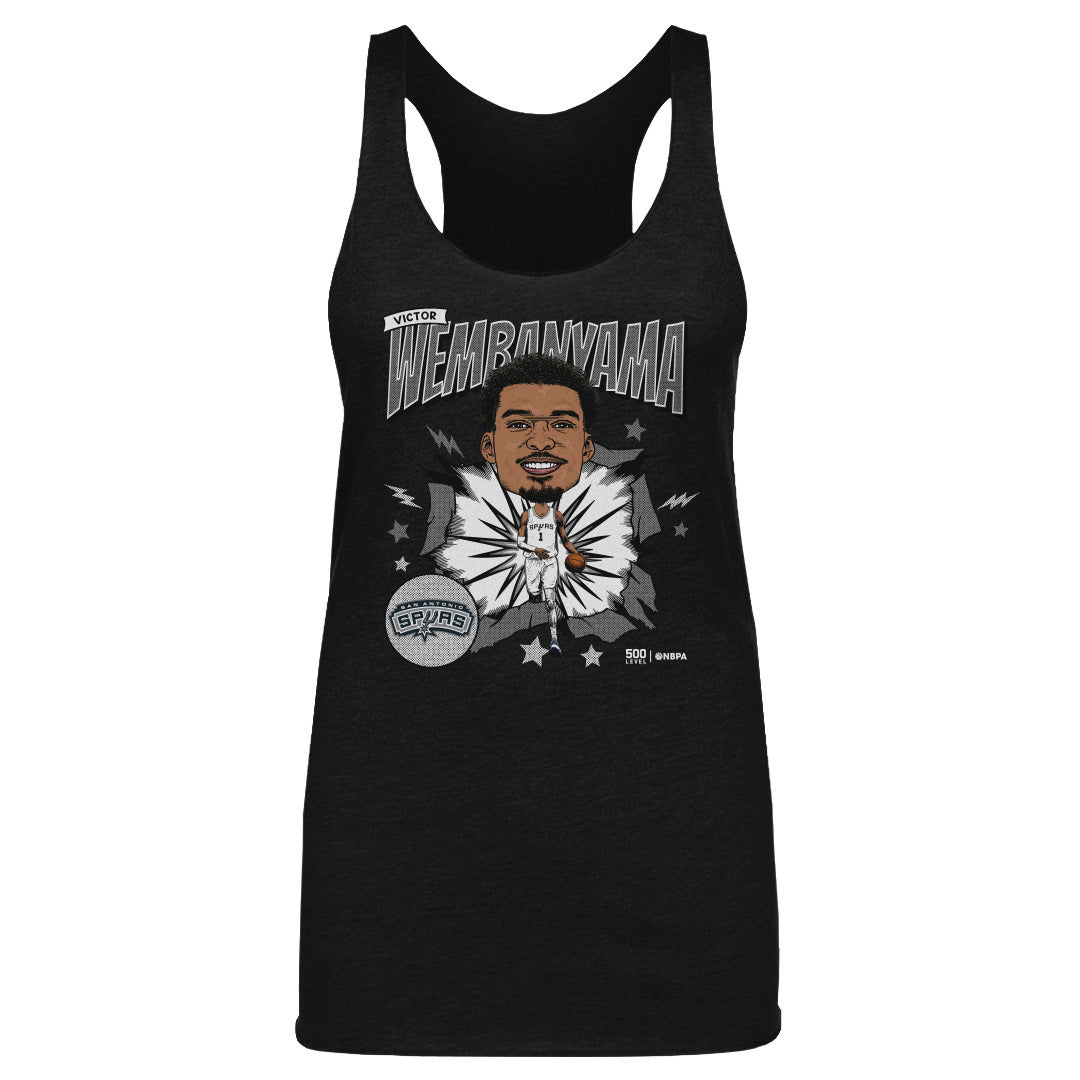 Victor Wembanyama San Antonio Spurs Caricature WHT