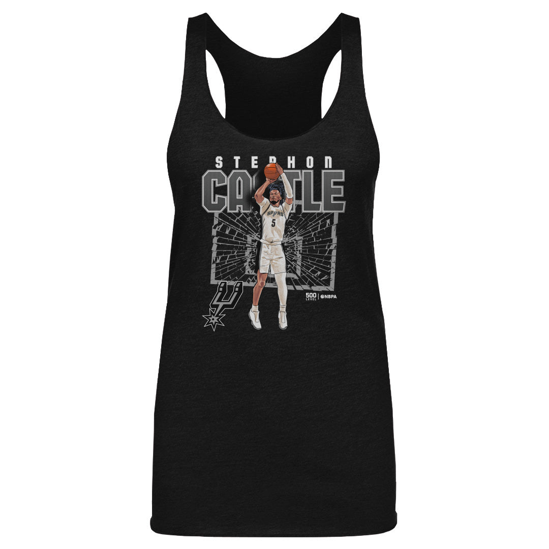 Stephon Castle San Antonio Spurs Shattered WHT