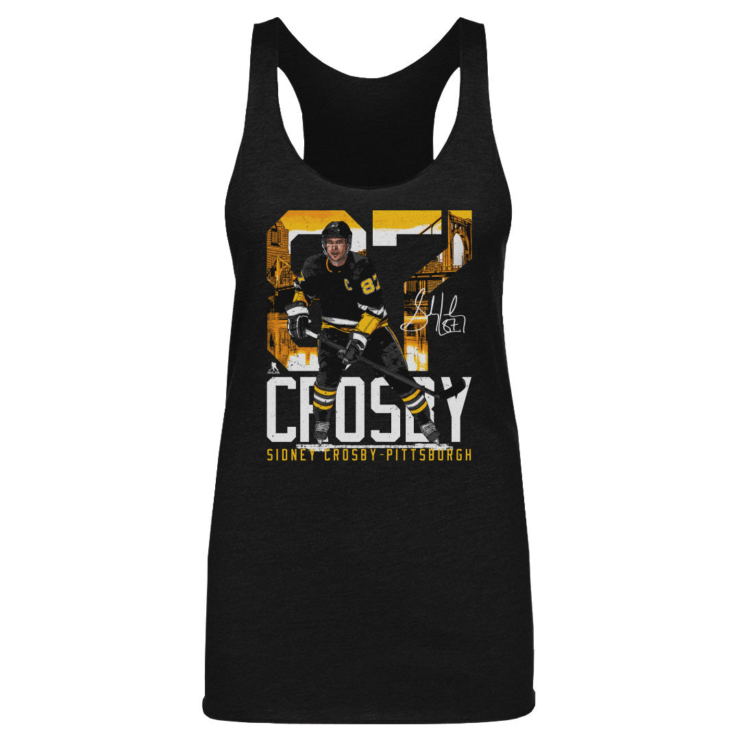 Sidney Crosby Pittsburgh Landmark WHT