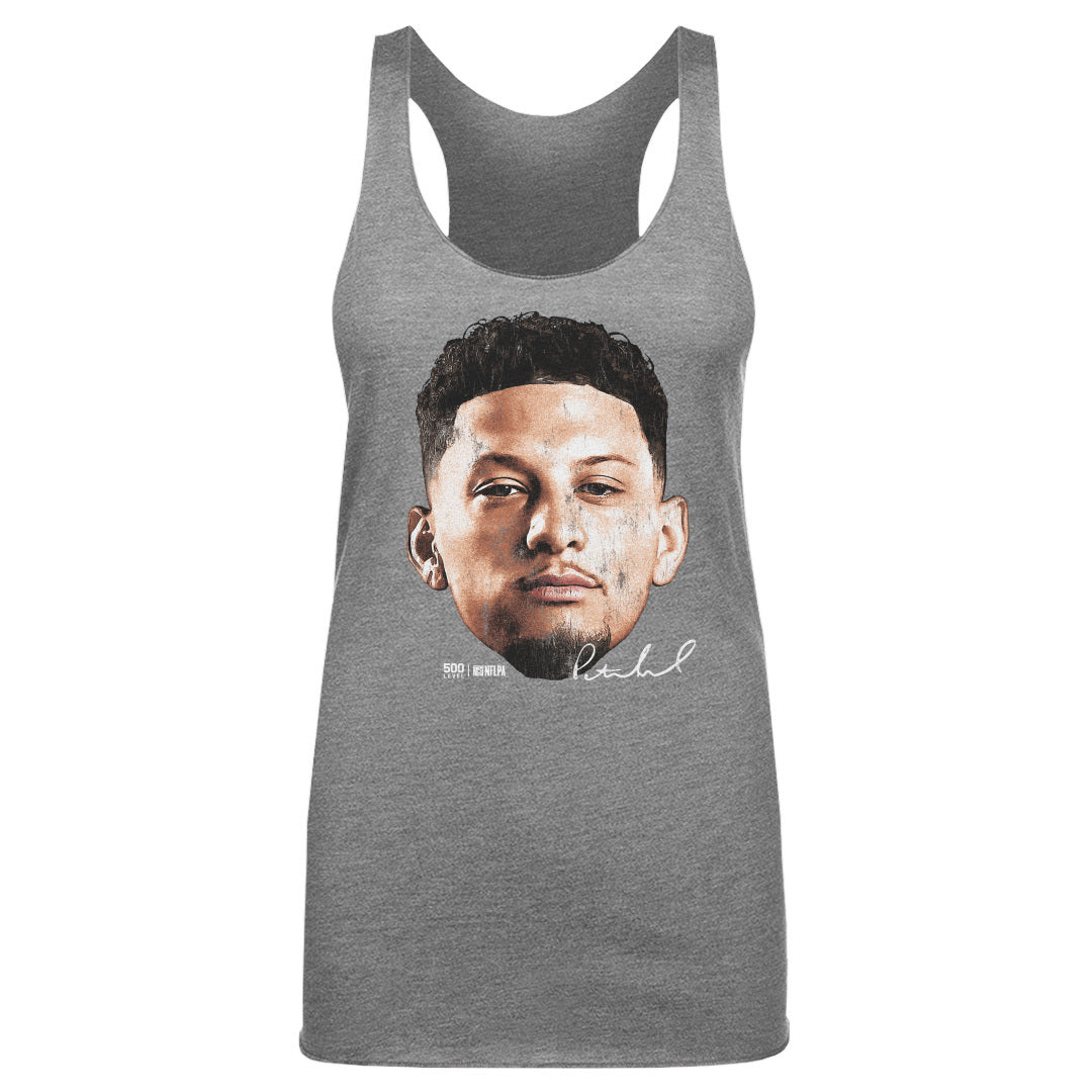 Patrick Mahomes Kansas City Vintage Head WHT