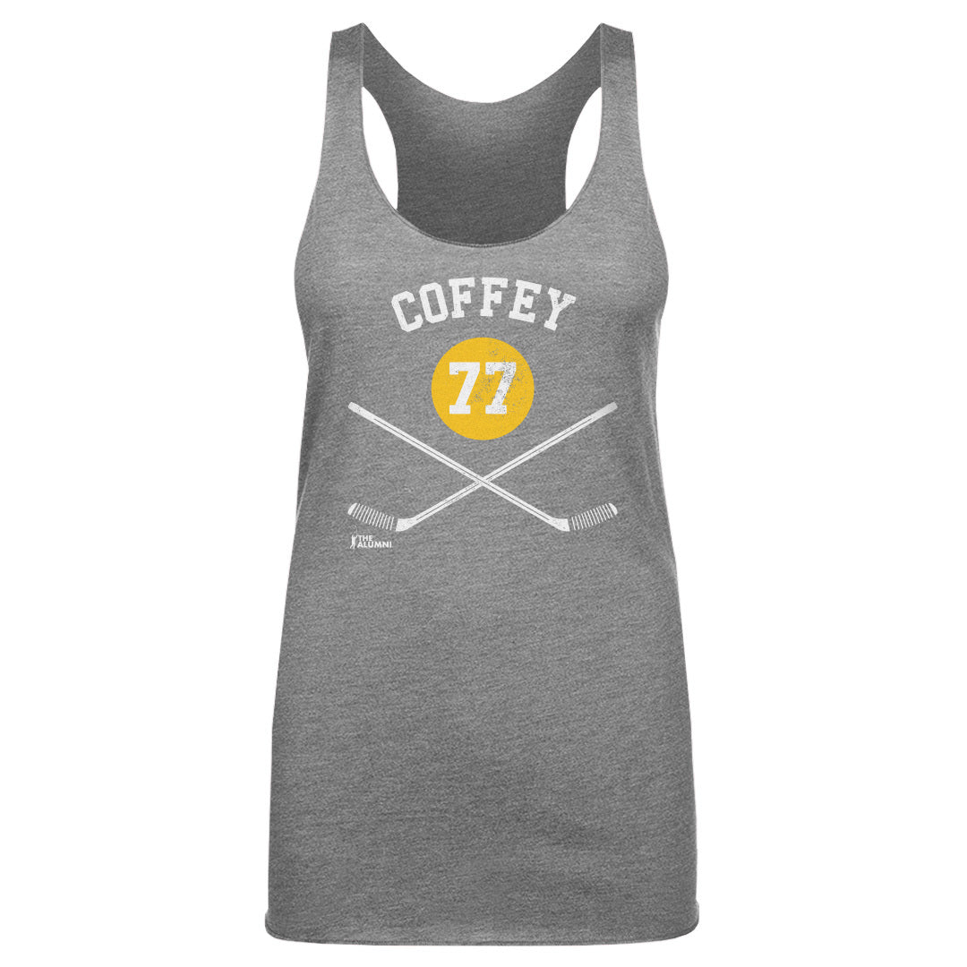 Paul Coffey Pittsburgh 77 Sticks WHT