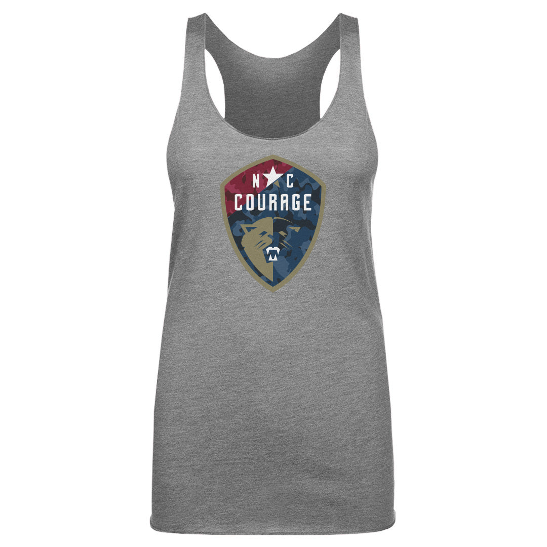 North Carolina Courage Camo Logo WHT