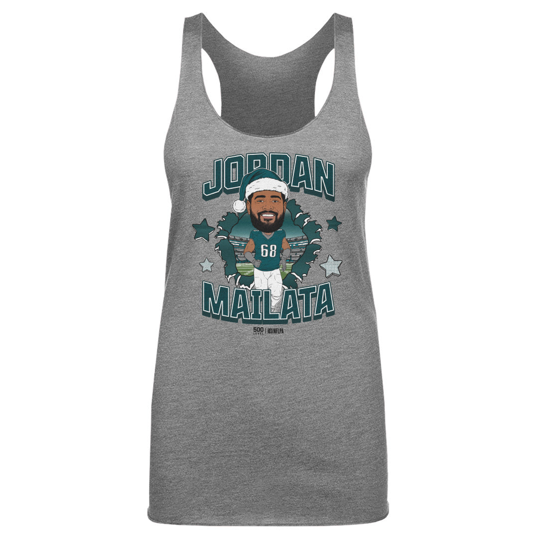 Jordan Mailata Philadelphia Santa Hat WHT