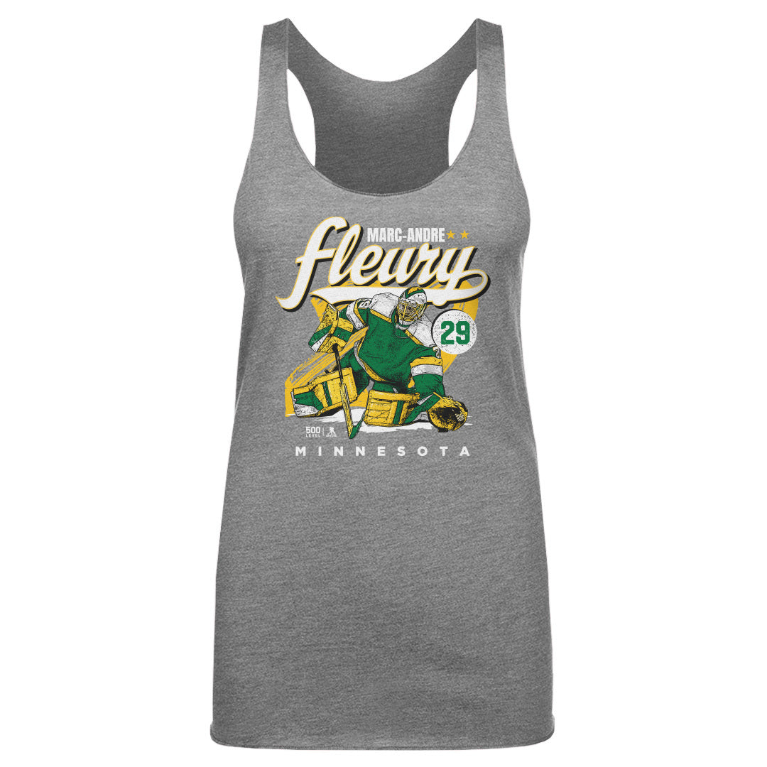 Marc-Andre Fleury Minnesota Retro WHT