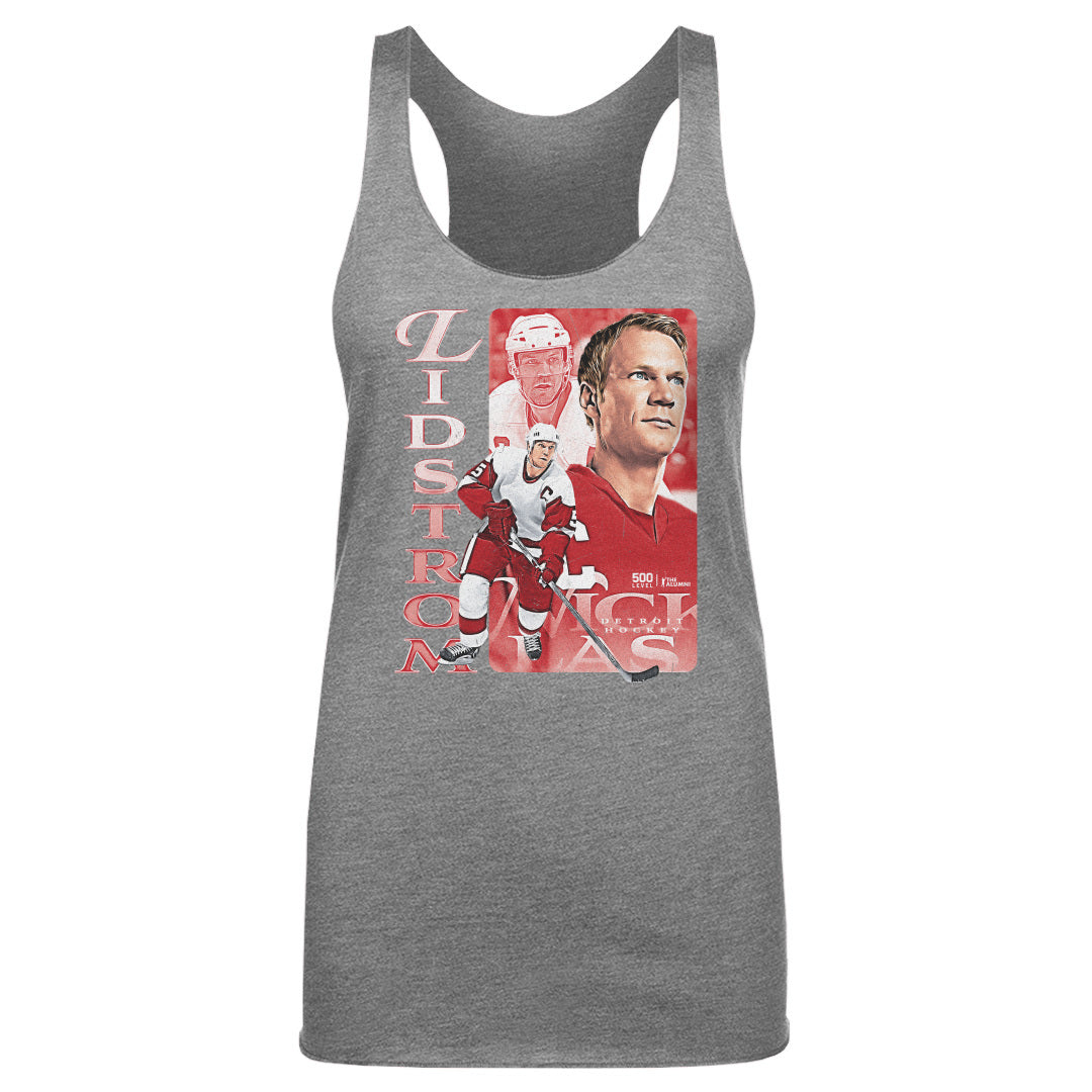 Nicklas Lidstrom Detroit Vintage WHT