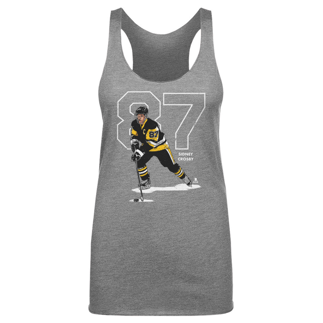 Sidney Crosby Outline W WHT