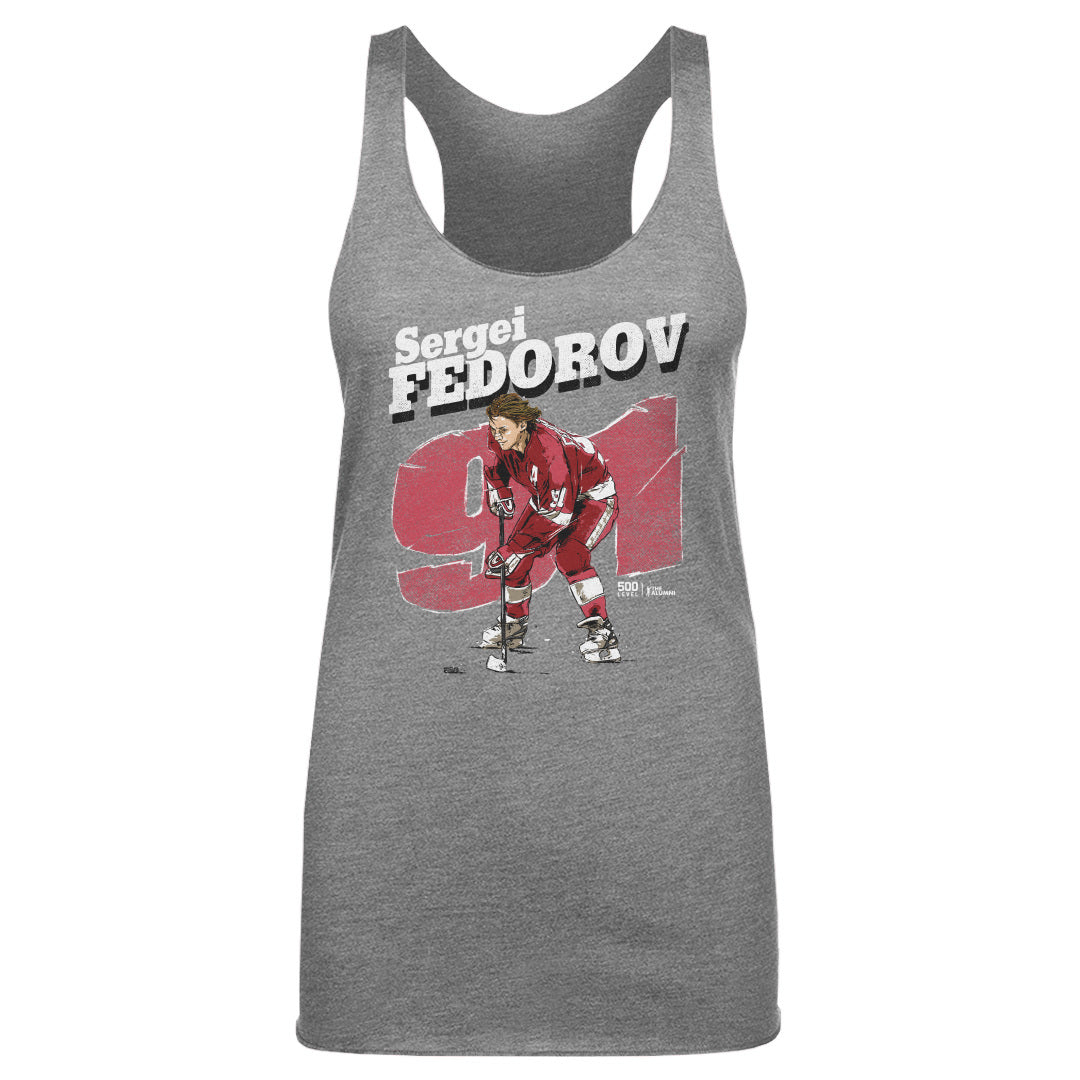 Sergei Fedorov Detroit Retro WHT
