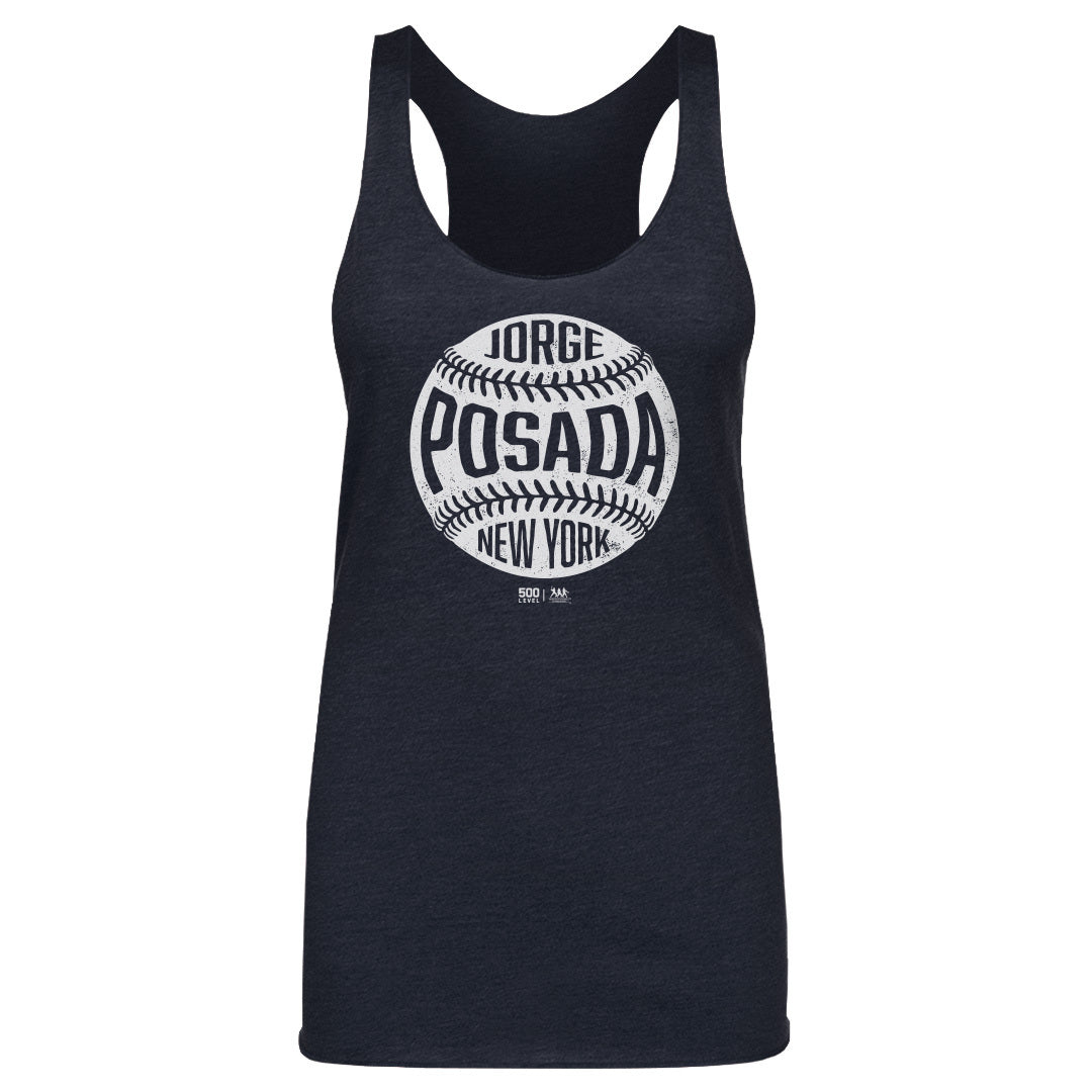 Jorge Posada New York Y Vintage Baseball WHT