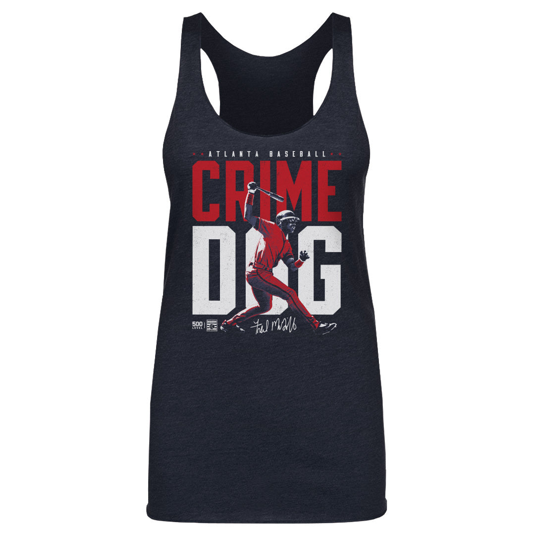 Fred McGriff Atlanta Crime Dog WHT