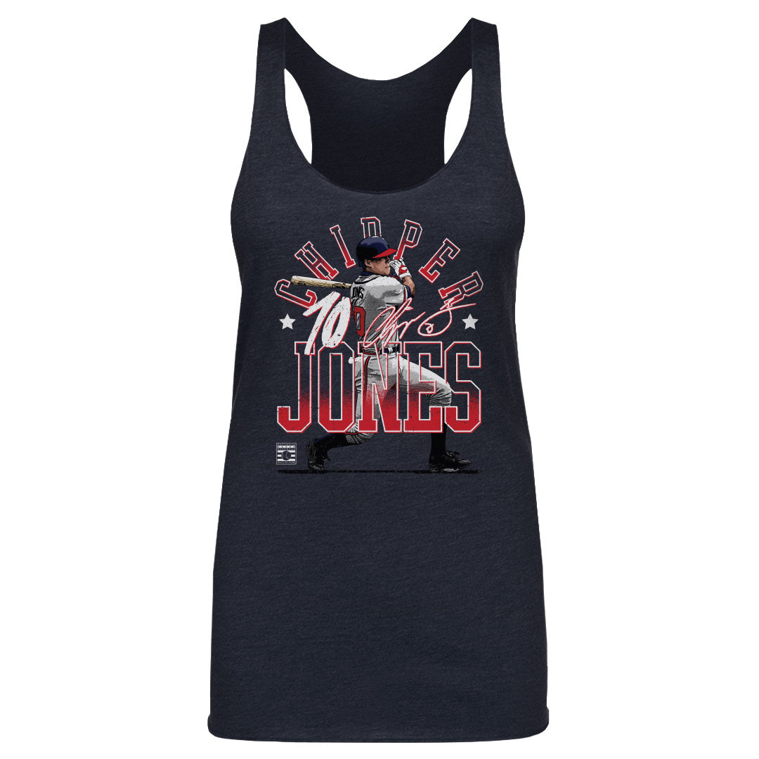 Chipper Jones Atlanta Arch WHT
