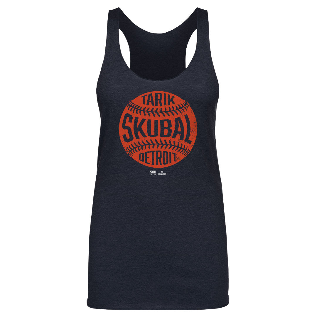 Tarik Skubal Detroit Vintage Baseball WHT