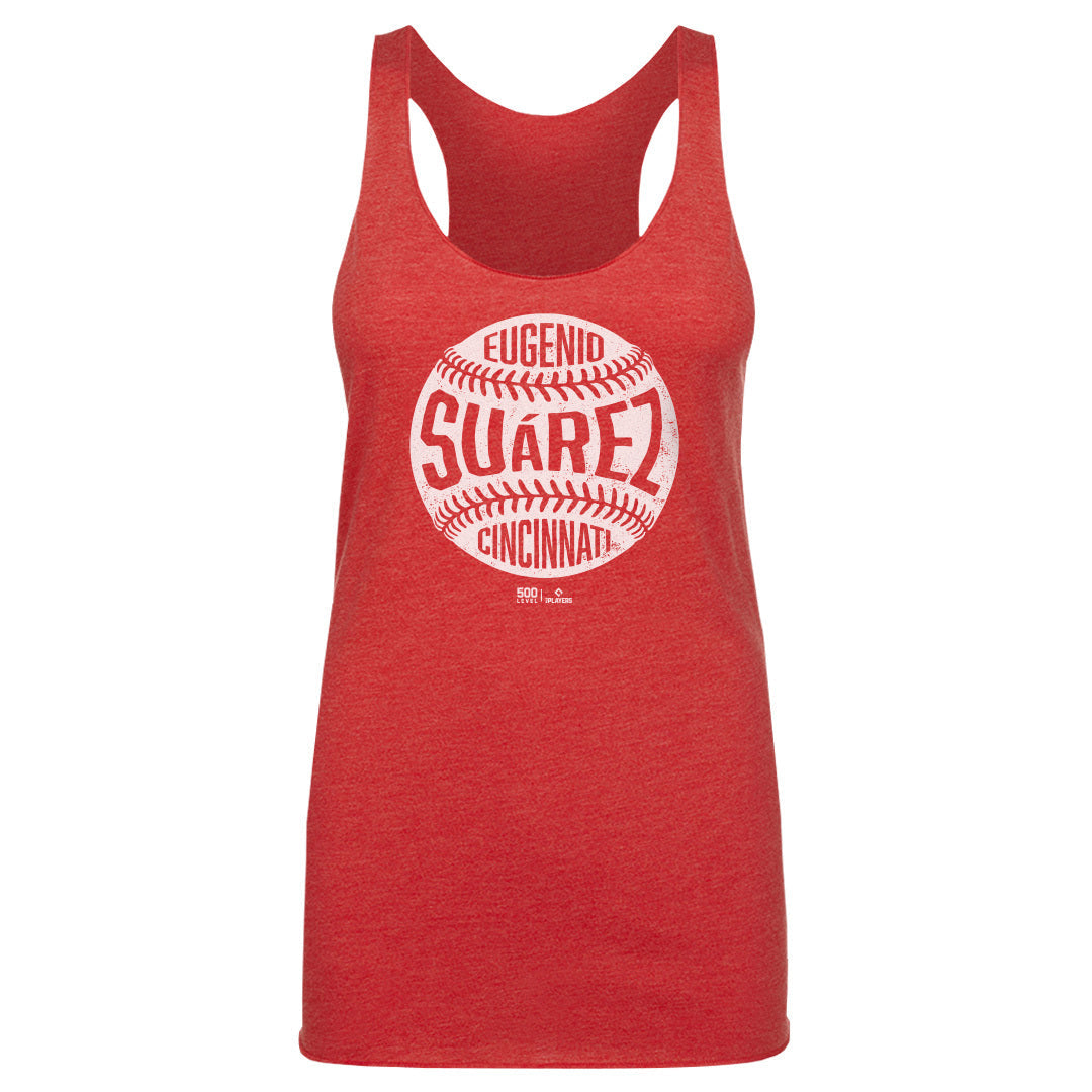 Eugenio Suarez Cincinnati Vintage Baseball WHT
