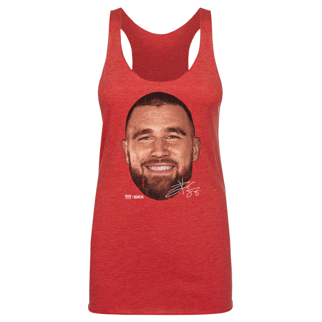 Travis Kelce Kansas City Vintage Head WHT
