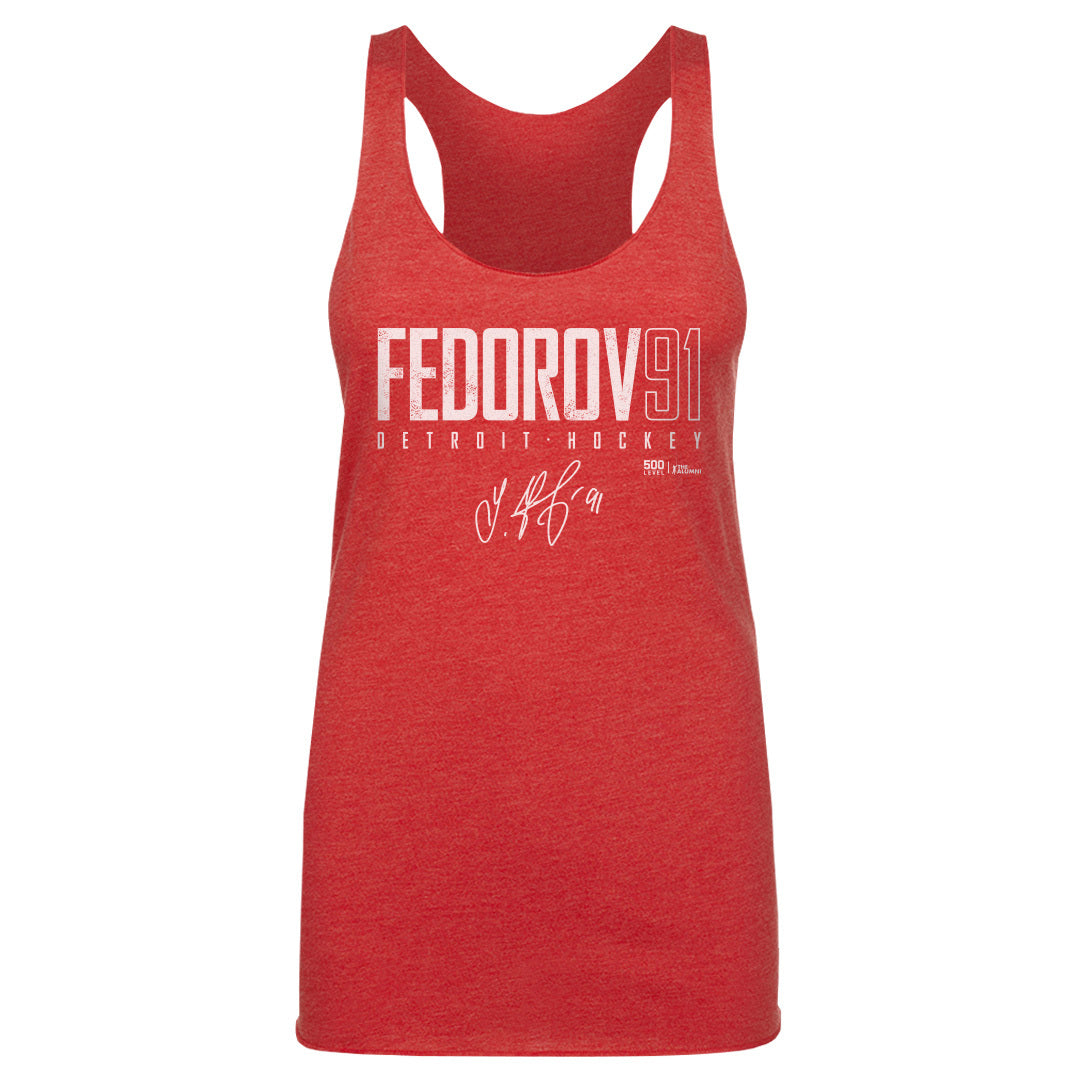 Sergei Fedorov Detroit Elite WHT