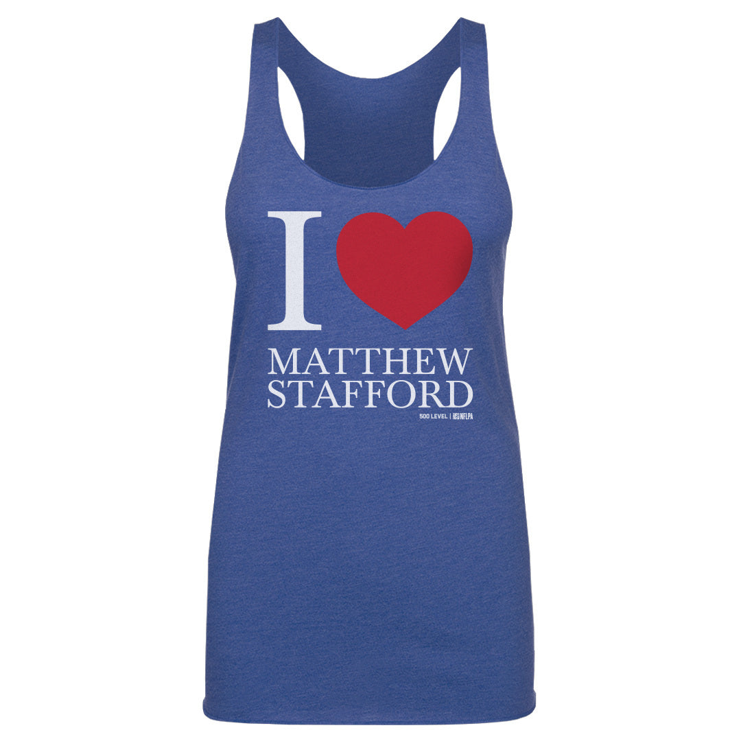 Matthew Stafford Los Angeles R I Love WHT