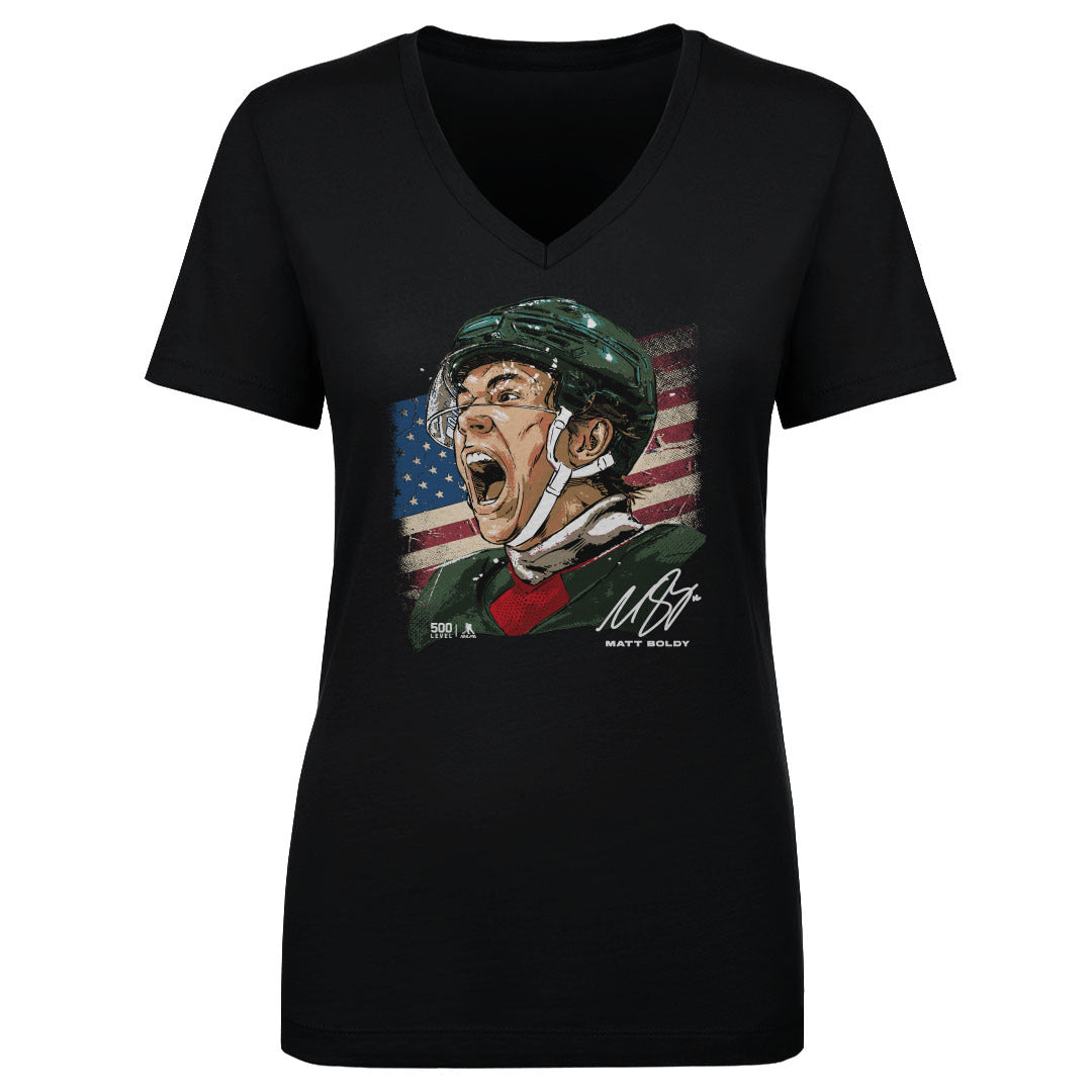 Matt Boldy Minnesota USA Portrait WHT