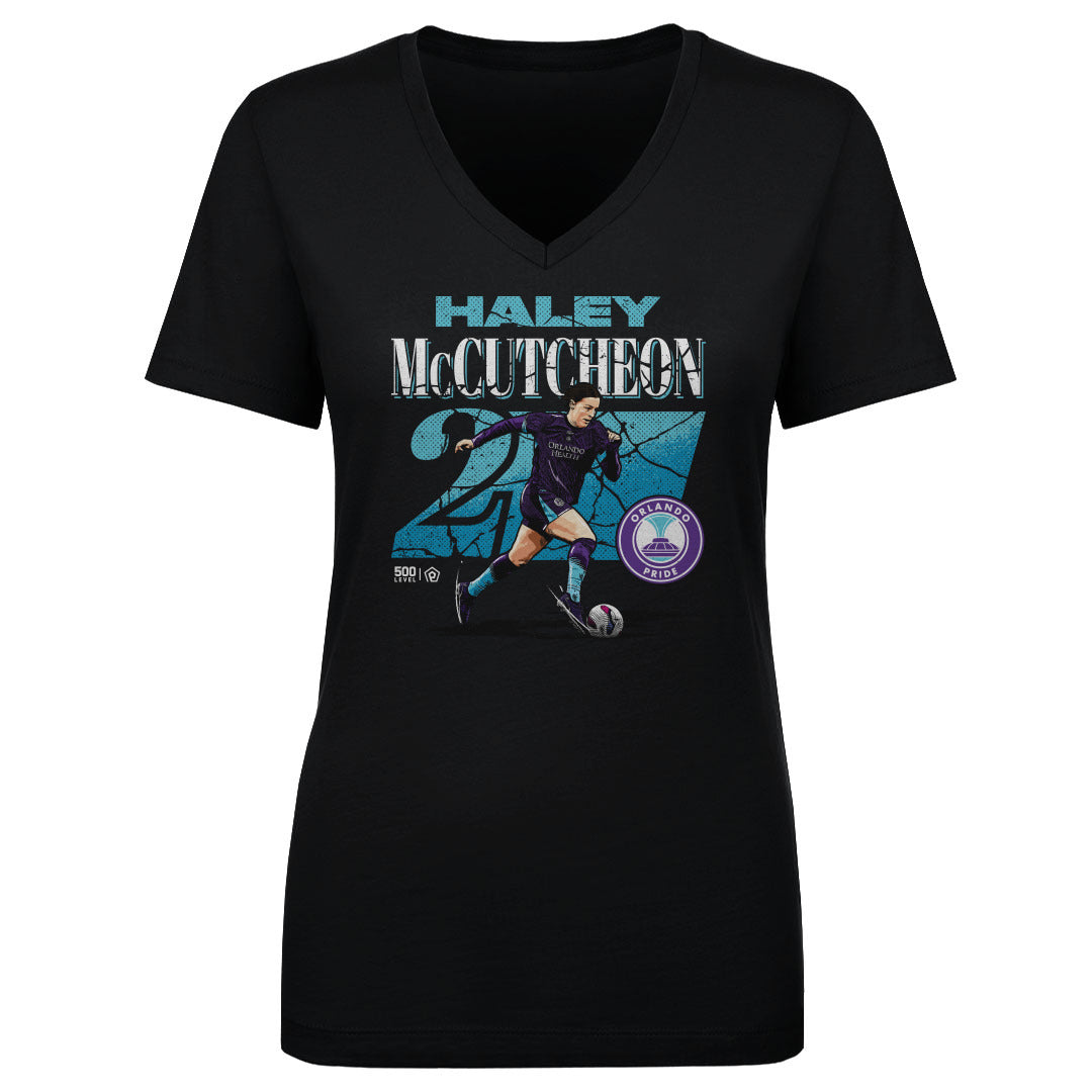 Haley McCutcheon Orlando Pride Cracked Number WHT