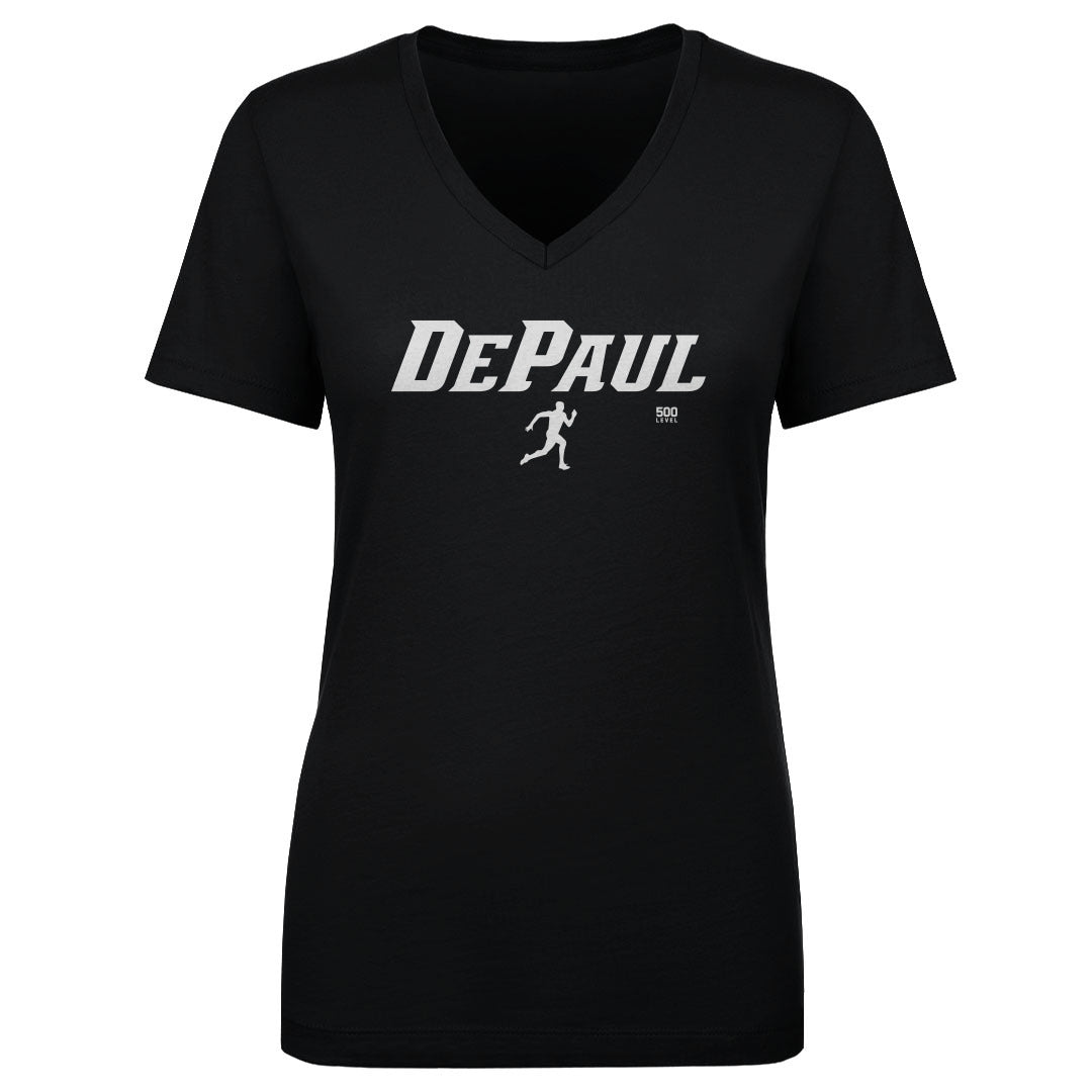 DePaul Blue Demons Track & Field Minimalist WHT