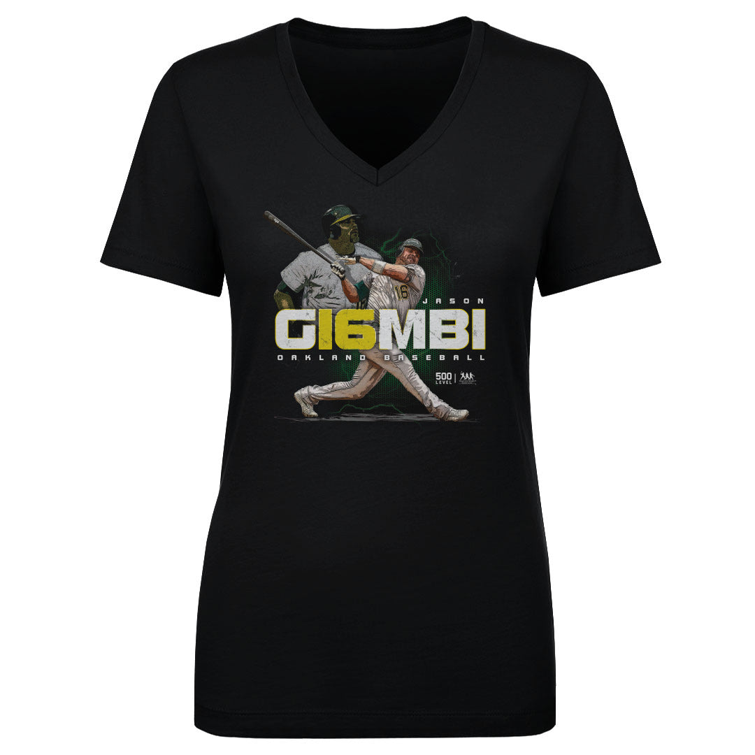Jason Giambi Oakland Player Number WHT