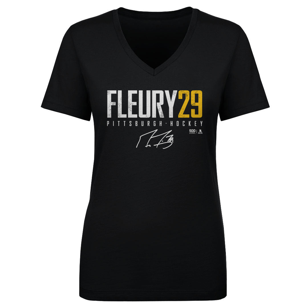 Marc-Andre Fleury Pittsburgh Elite WHT