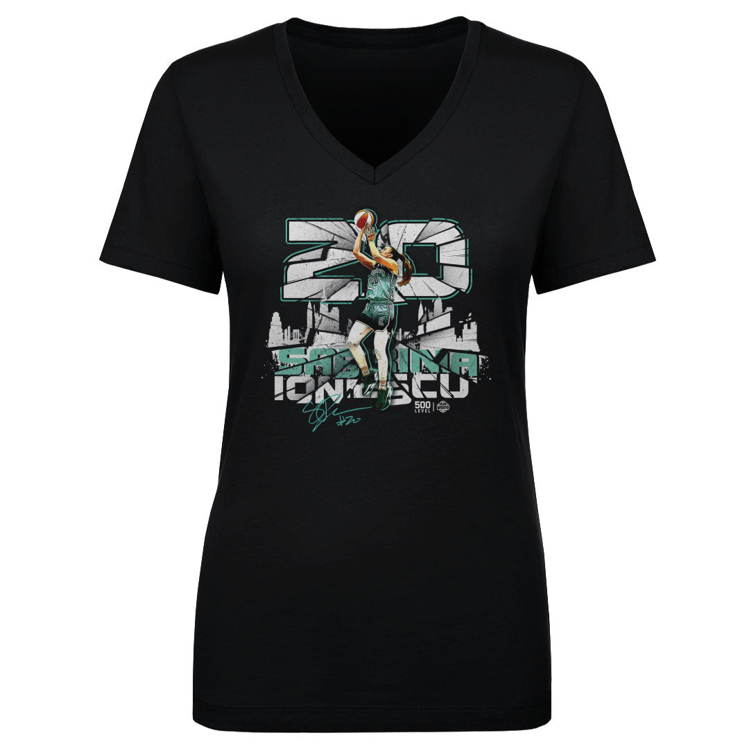 Sabrina Ionescu New York Liberty Player Name WHT