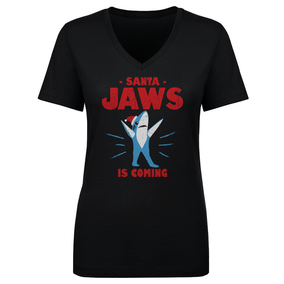 Christmas Santa Jaws WHT