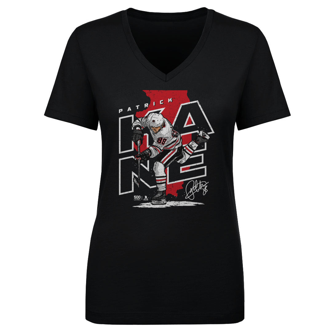 Patrick Kane Chicago Player Map WHT