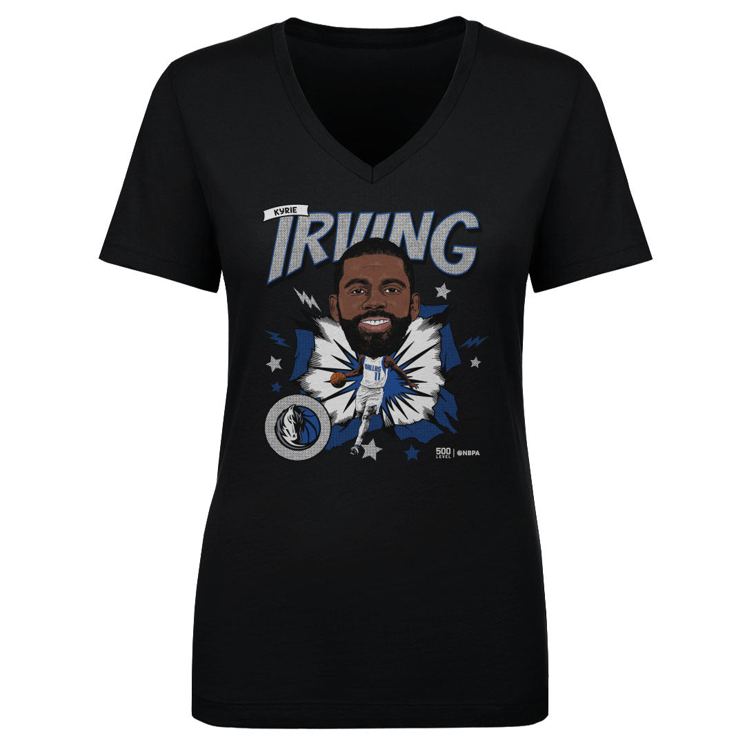 Kyrie Irving Dallas Mavericks Caricature WHT