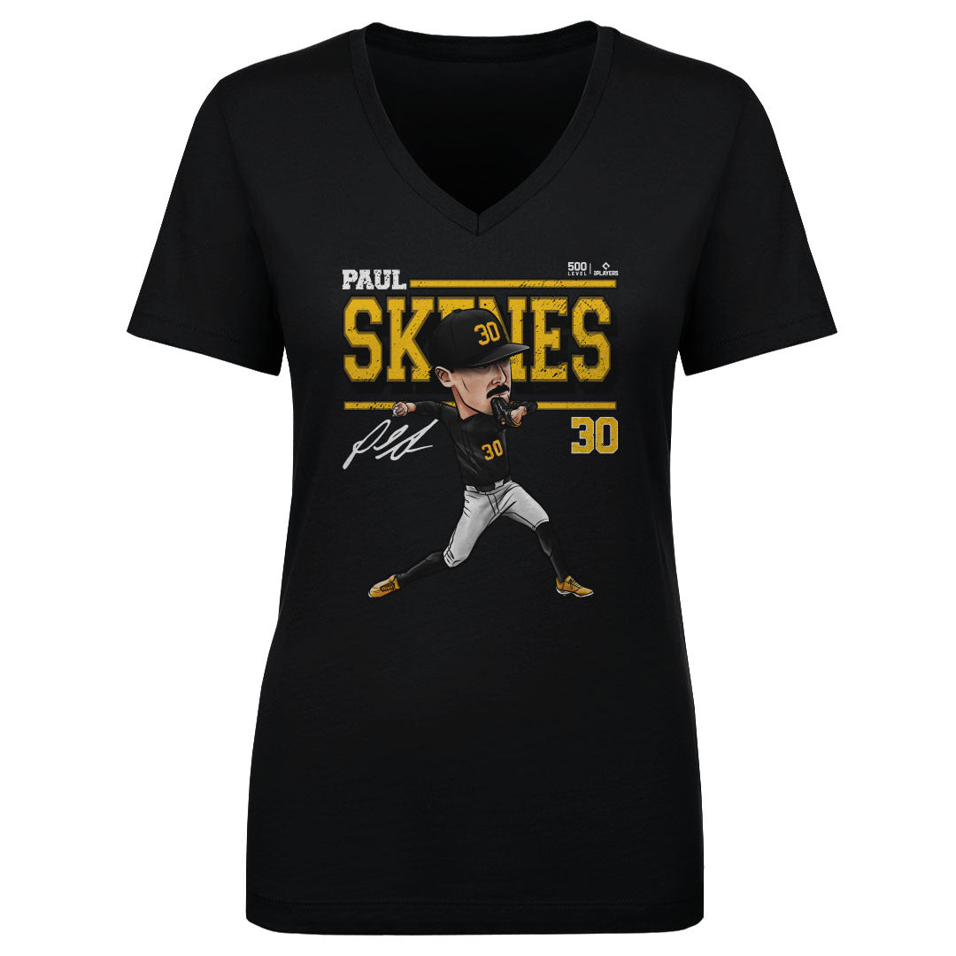 Paul Skenes Pittsburgh Cartoon WHT