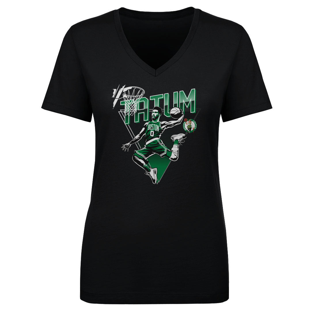Jayson Tatum Boston Celtics Triangle WHT