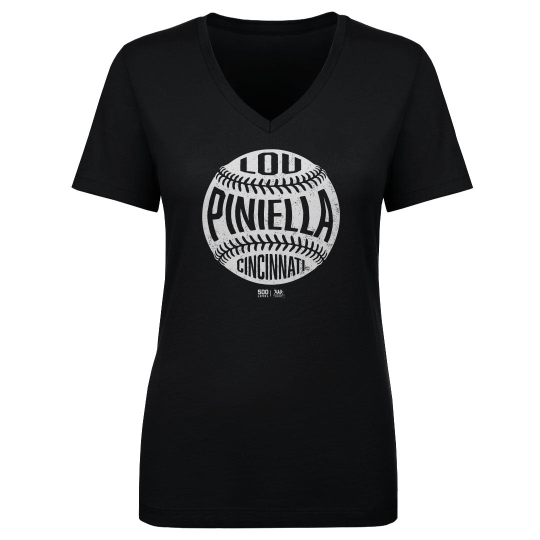 Lou Piniella Cincinnati Vintage Baseball WHT