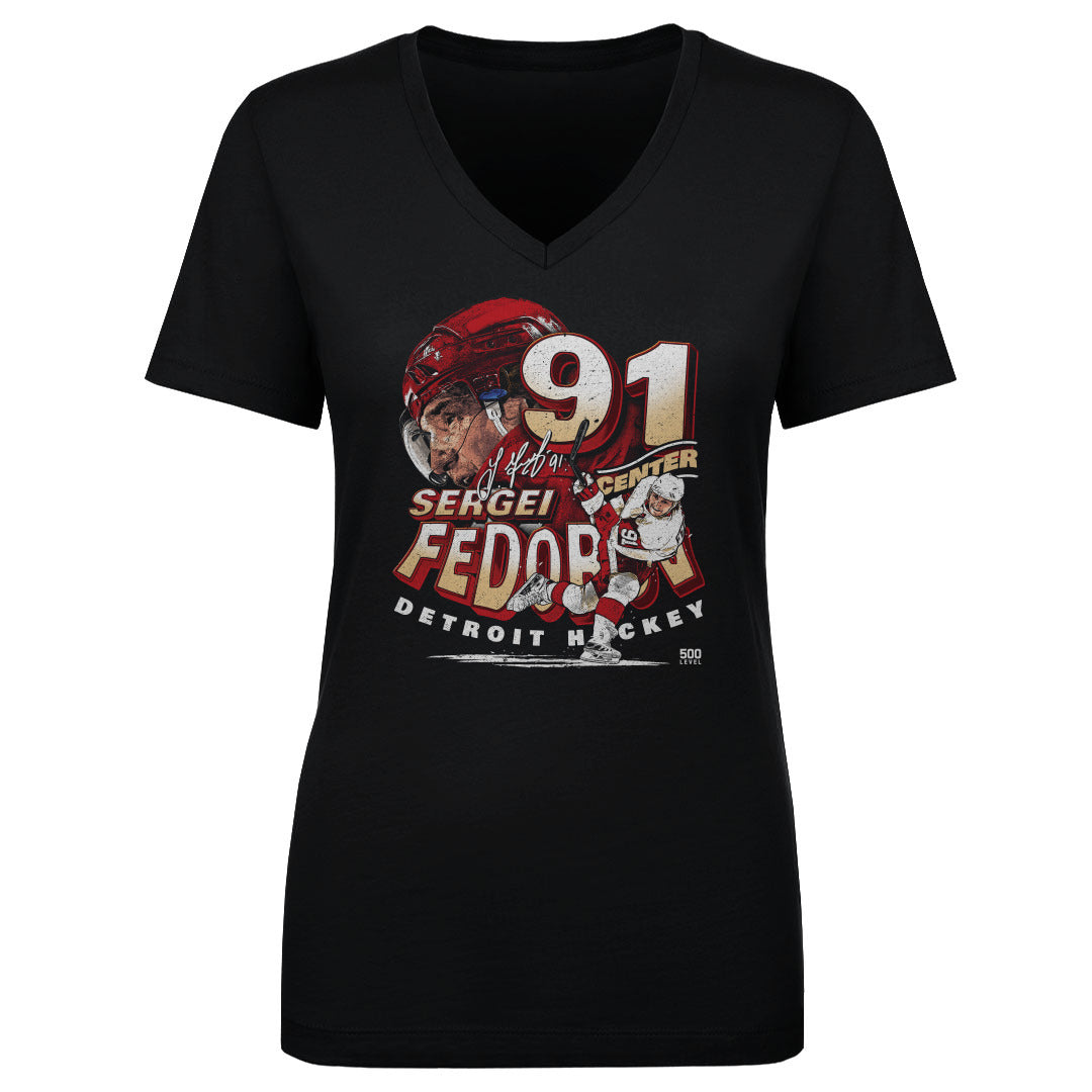 Sergei Fedorov Detroit Player Name WHT