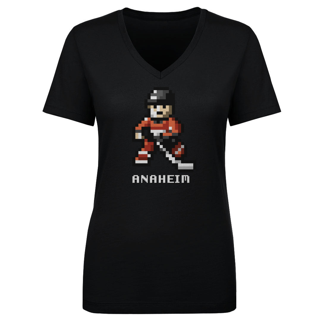 Anaheim Hockey 8-bit WHT