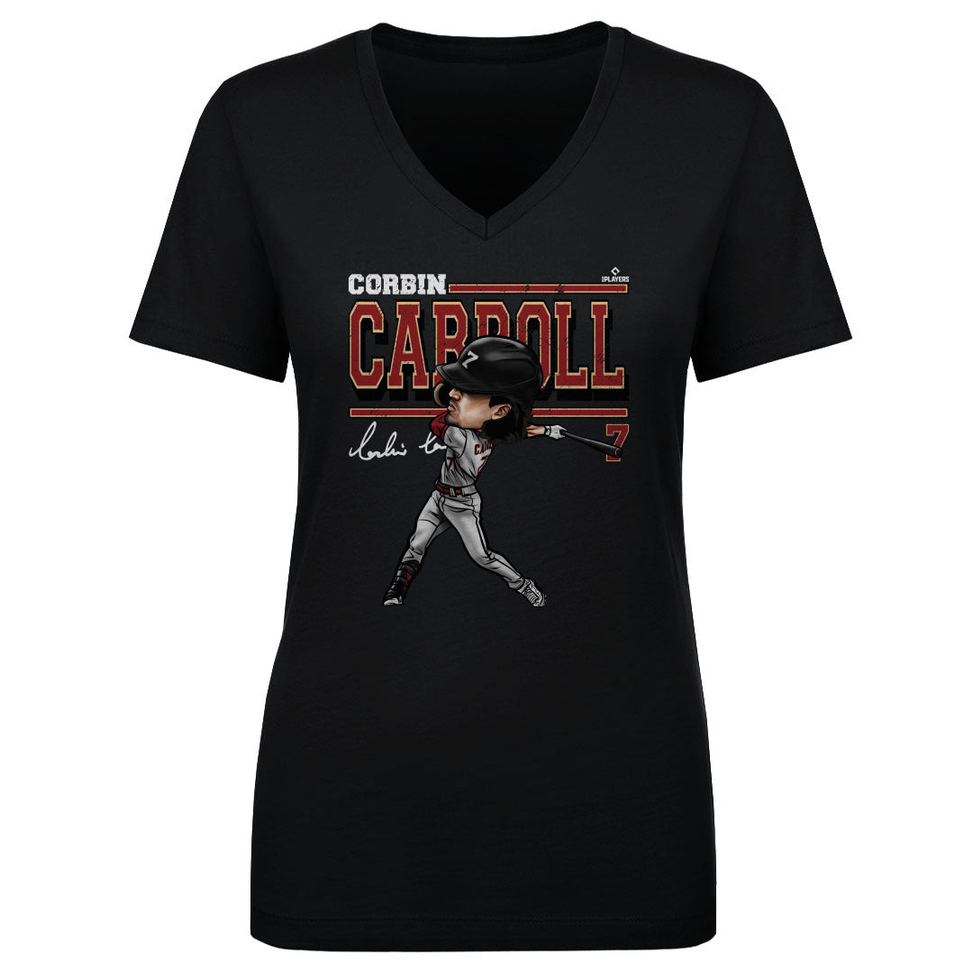 Corbin Carroll Arizona Cartoon WHT
