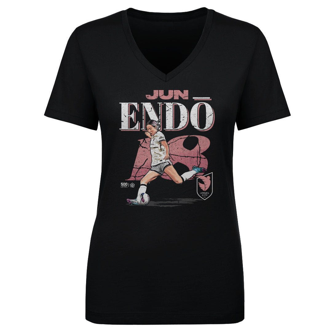 Jun Endo Angel City FC Cracked Number WHT