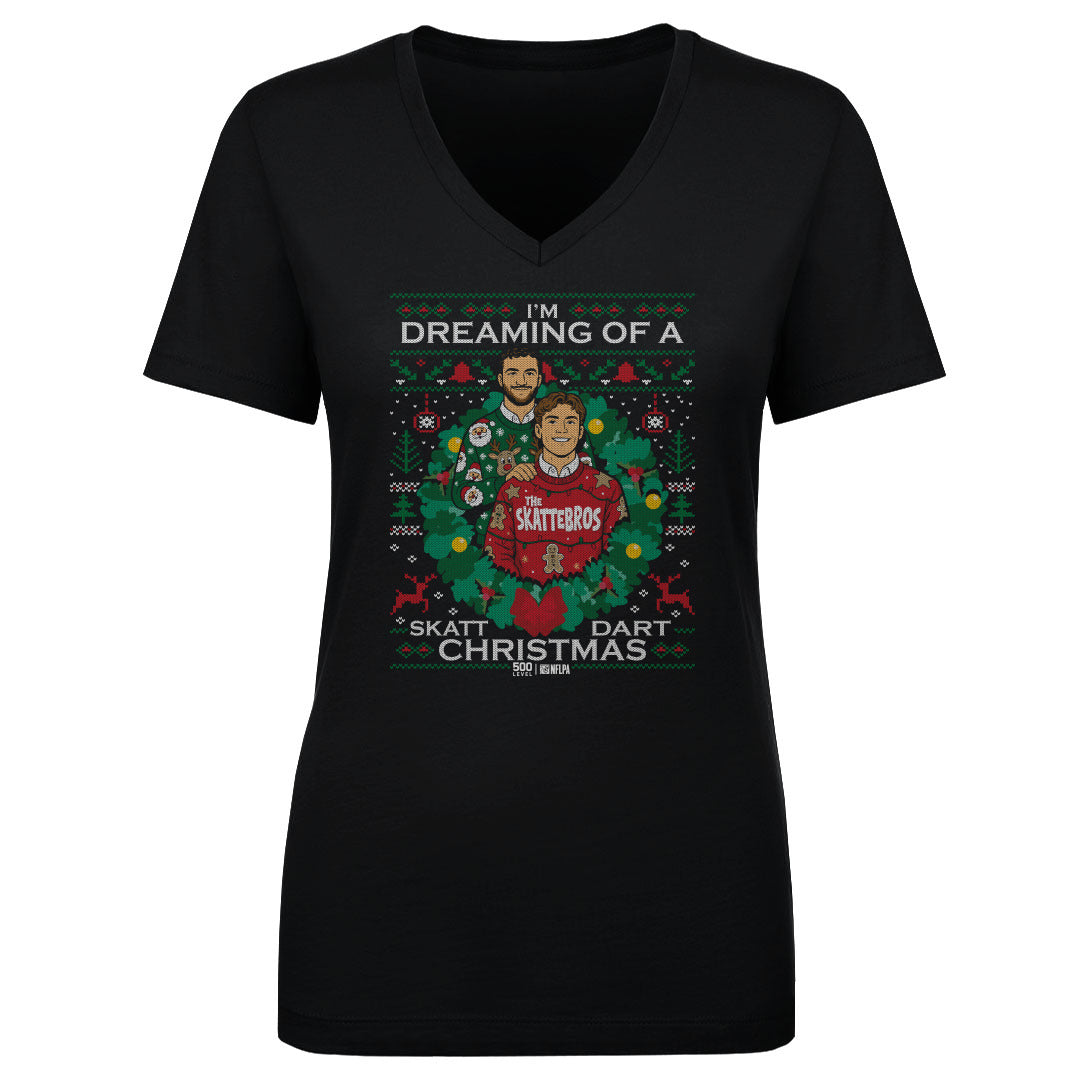 Jaxson Dart & Cam Skattebo New York G Ugly Sweater WHT