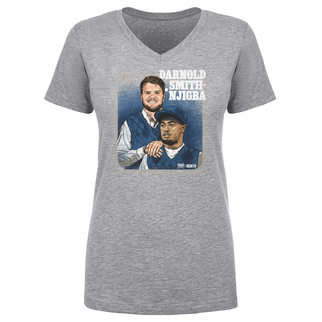 Sam Darnold & Jaxon Smith-Njigba Seattle Step Brothers WHT
