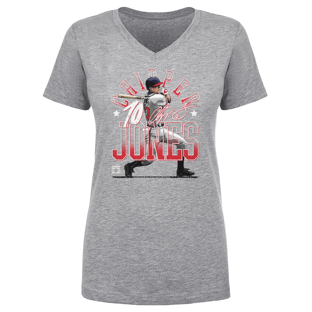 Chipper Jones Atlanta Arch WHT
