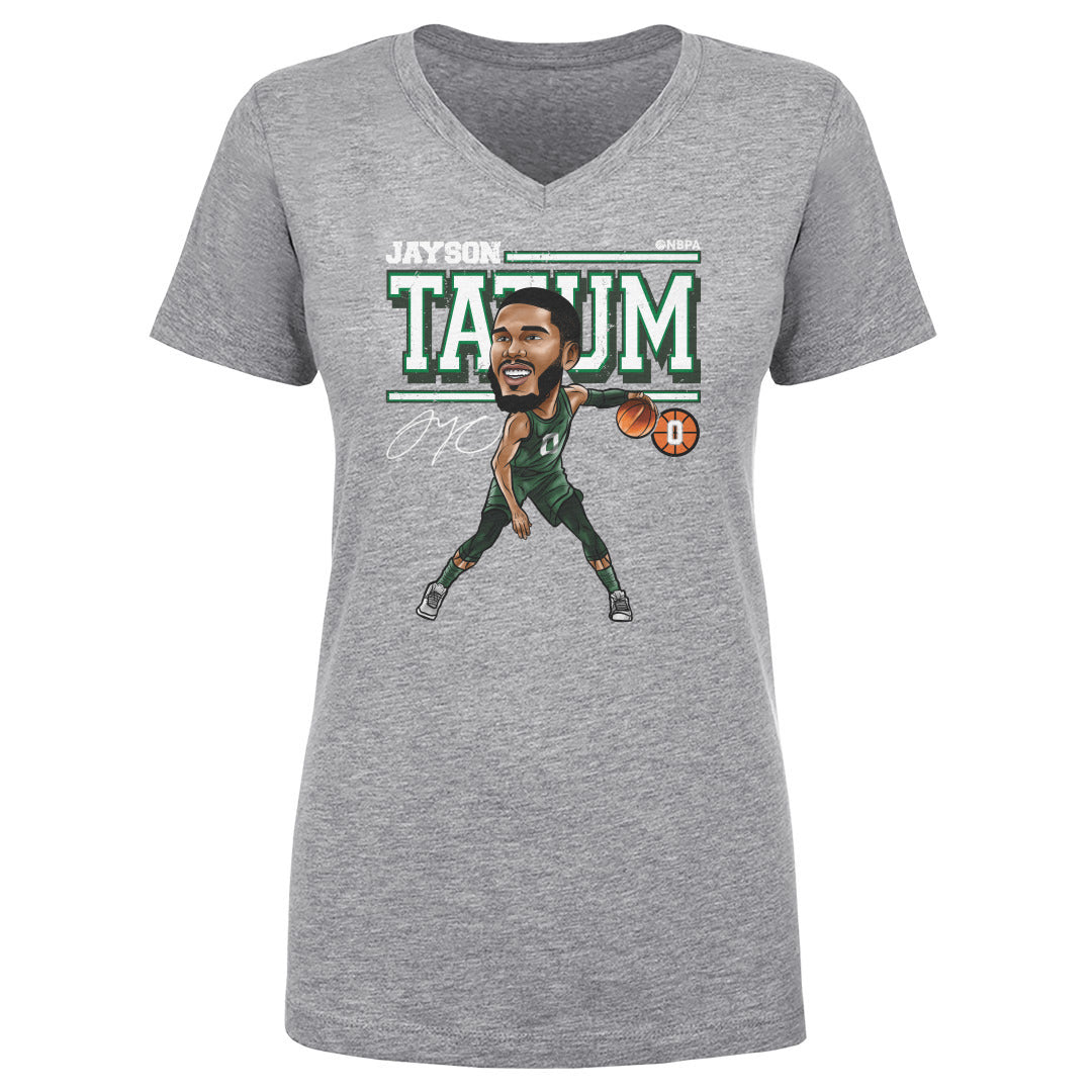 Jayson Tatum Cartoon WHT