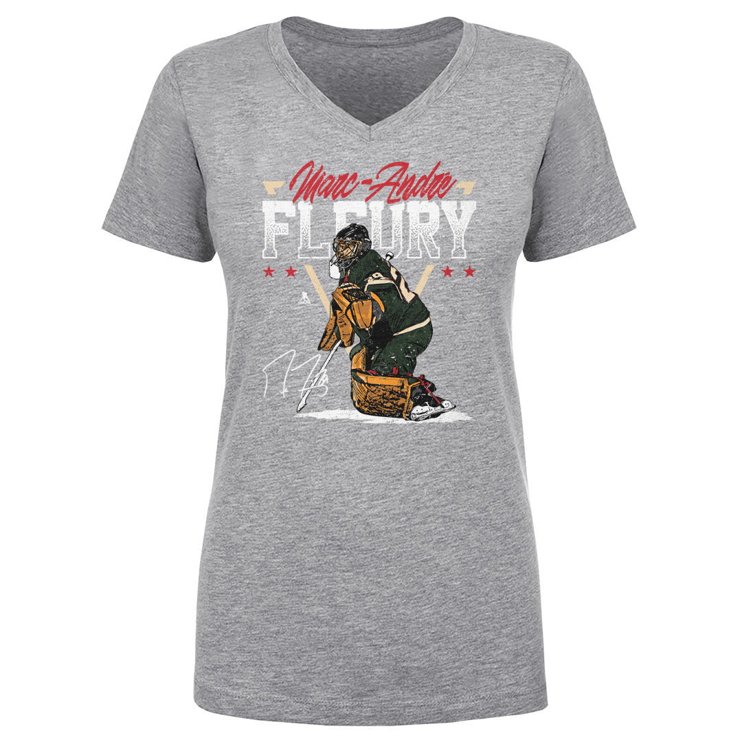 Marc-Andre Fleury Minnesota Triangle Name WHT